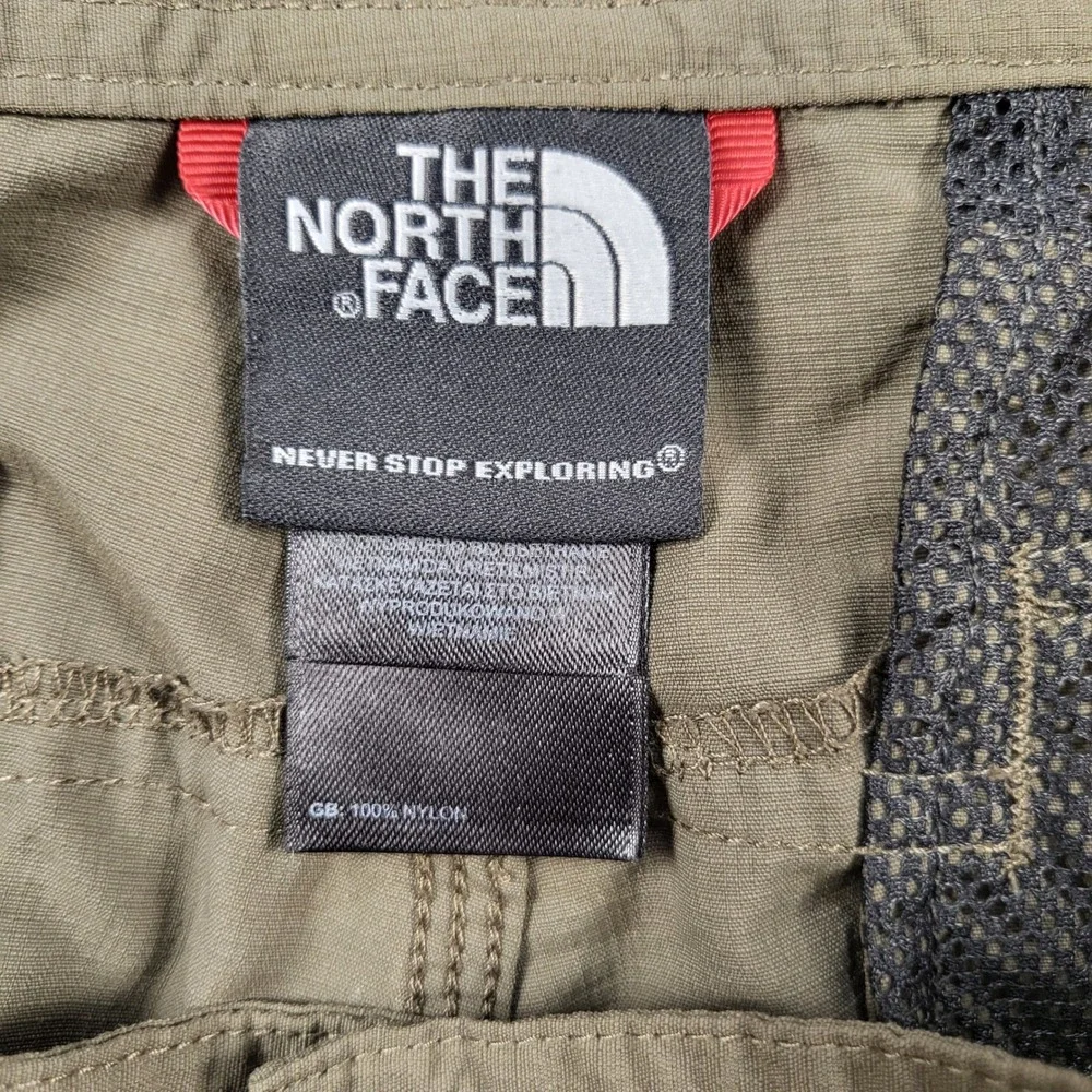 The North Face Mens 38‎ Regular Horizon Convertible Ripstop Pants Olive Green